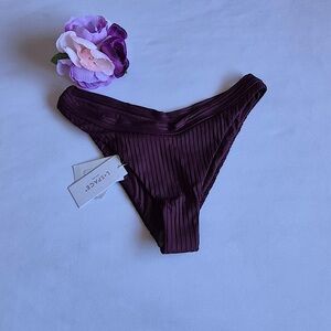 L*SPACE Women Bikini Bottom Mercer Classic ..Color MLT... Size MEDIUM.